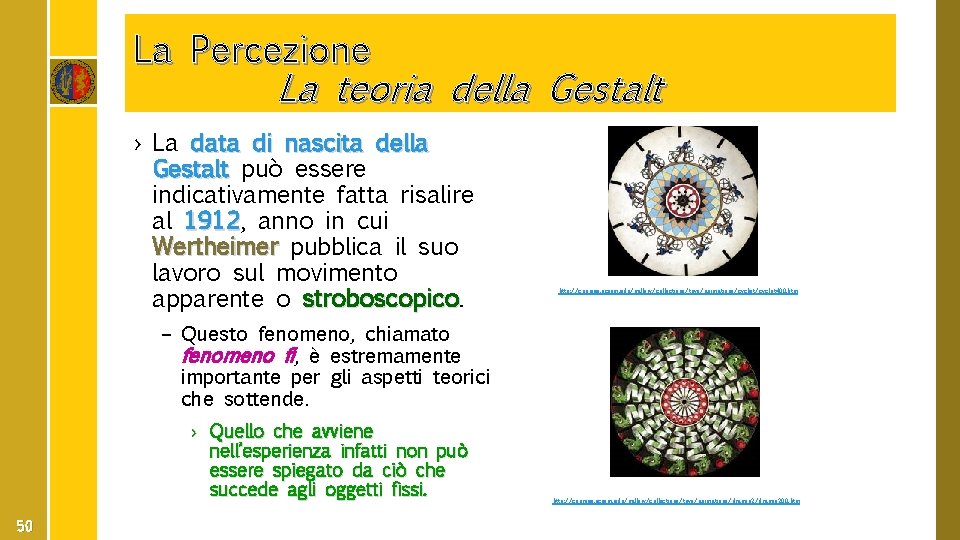 La Percezione La teoria della Gestalt › La data di nascita della Gestalt può