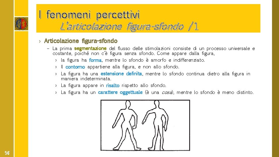 I fenomeni percettivi L’articolazione figura-sfondo /1 › Articolazione figura-sfondo – La prima segmentazione del