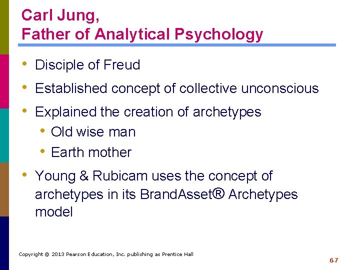 Carl Jung, Father of Analytical Psychology • Disciple of Freud • Established concept of