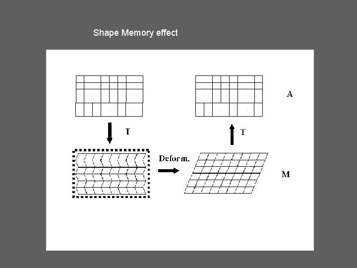 Shape Memory effect 