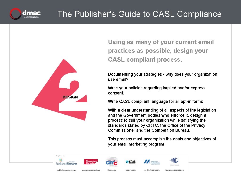 The Publisher’s Guide to CASL Compliance Using as many of your current email practices