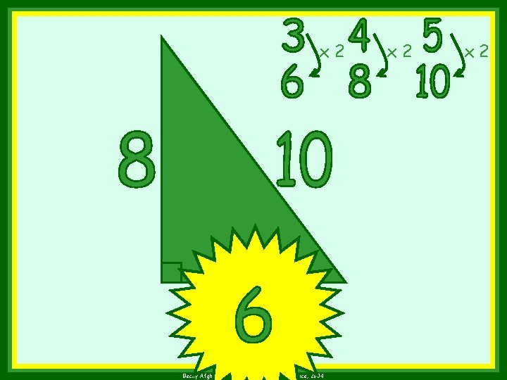 x 2 Becky Afghani, LBUSD Math Curriculum Office, 2004 x 2 