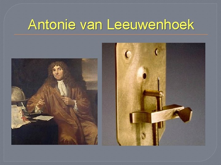 Antonie van Leeuwenhoek 