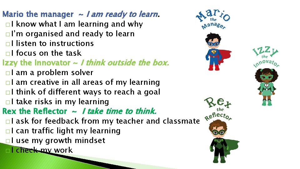 Mario the manager ~ I am ready to learn. � I know what I