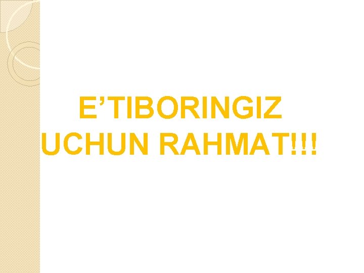 E’TIBORINGIZ UCHUN RAHMAT!!! 