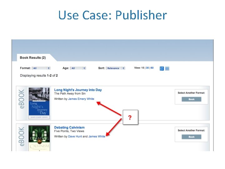 Use Case: Publisher 