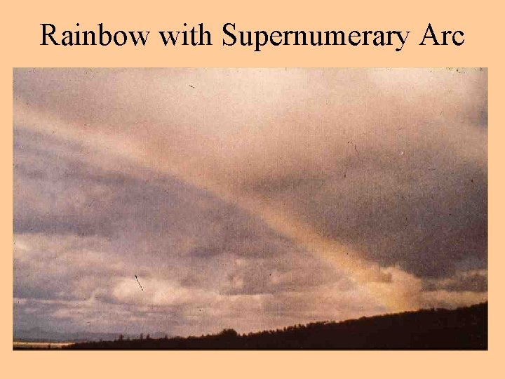 Rainbow with Supernumerary Arc 