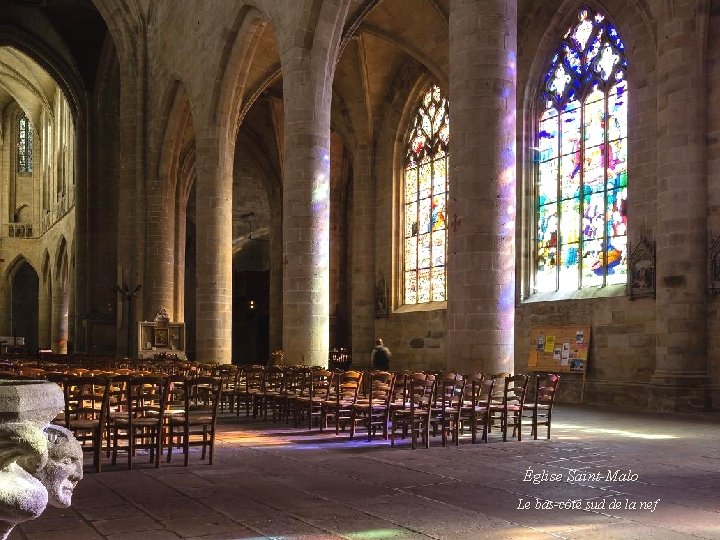 Église Saint-Malo Le bas-côté sud de la nef 