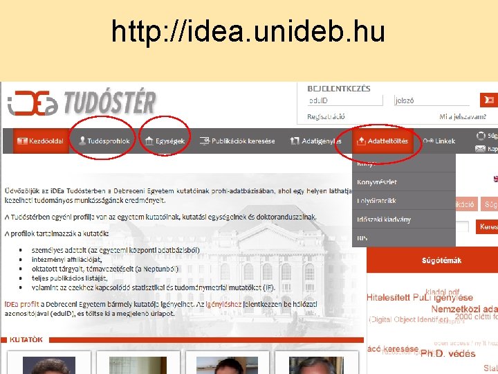 http: //idea. unideb. hu 