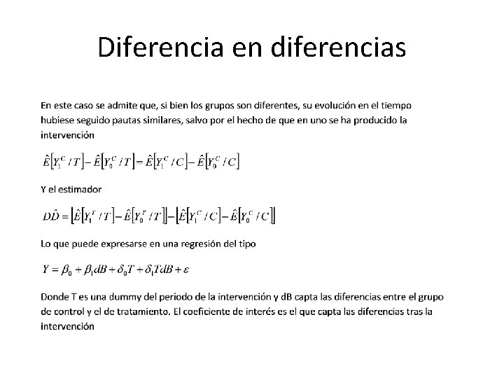 Diferencia en diferencias 