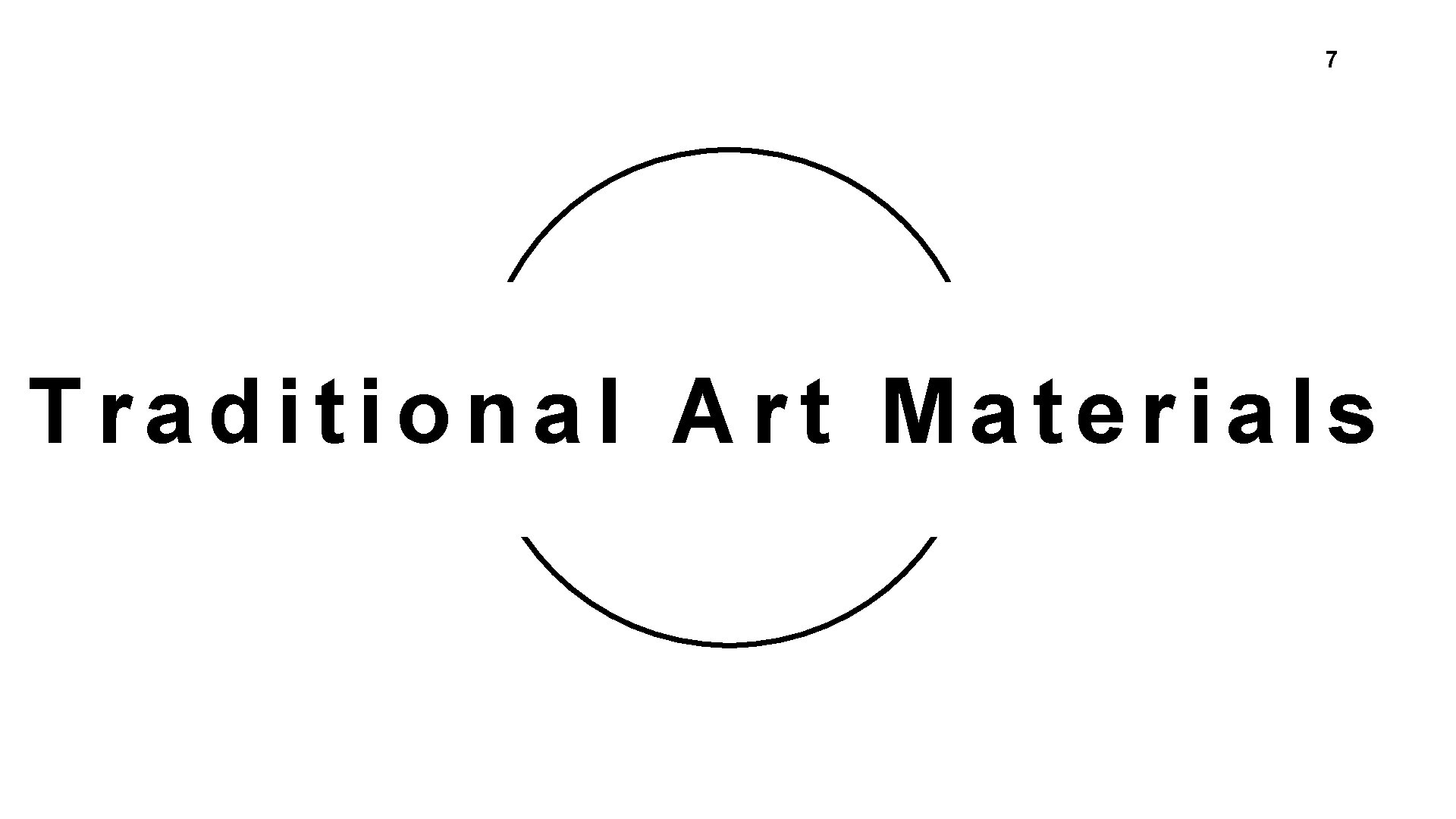7 Traditional Art Materials 