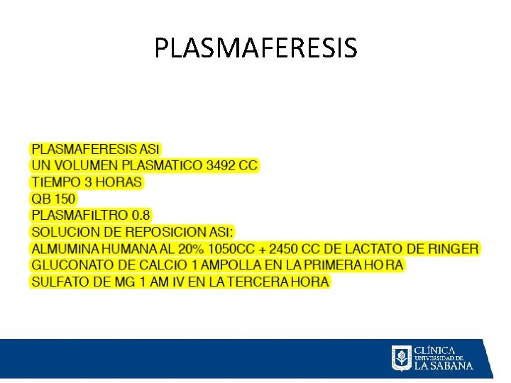 PLASMAFERESIS 