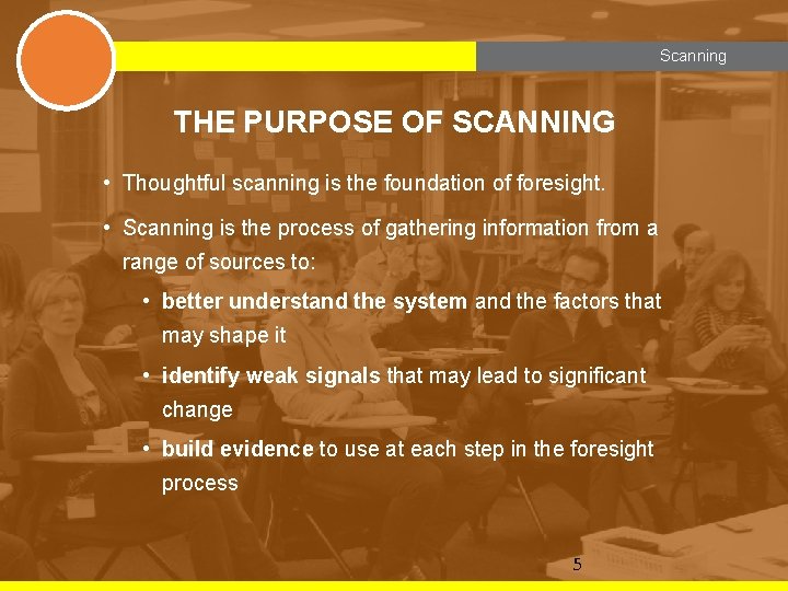 Module 3 Scanning THE PURPOSE OF SCANNING • Thoughtful scanning is the foundation of