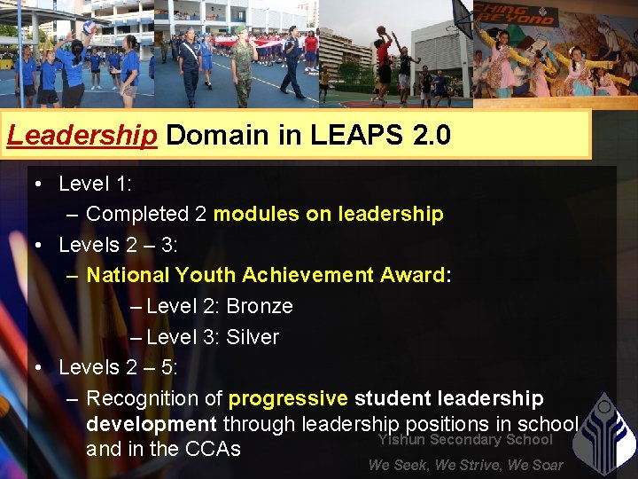 Leadership Domain in LEAPS 2. 0 • Level 1: – Completed 2 modules on