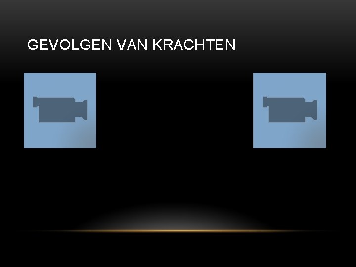 GEVOLGEN VAN KRACHTEN 