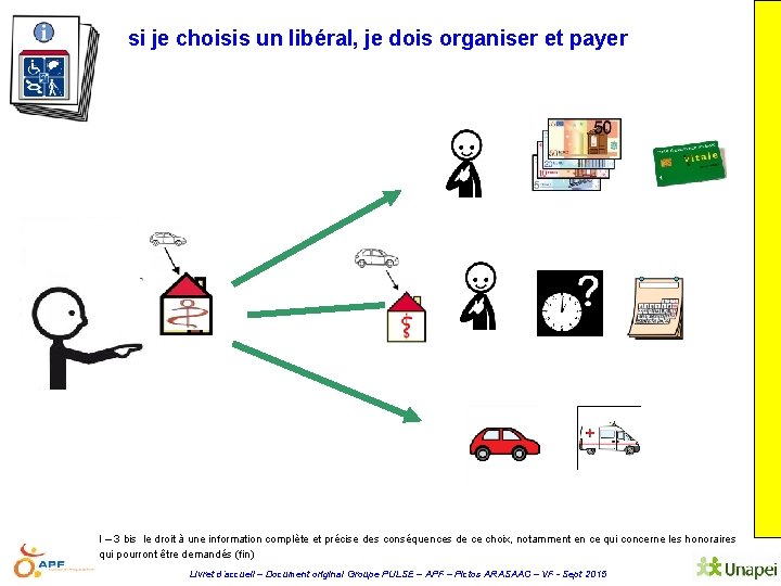 si je choisis un libéral, je dois organiser et payer I – 3 bis