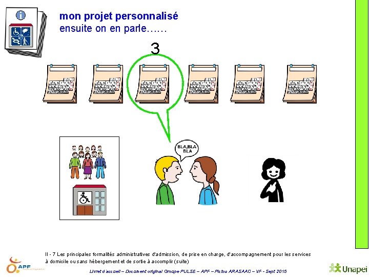 mon projet personnalisé ensuite on en parle…… 3 II - 7 Les principales formalités