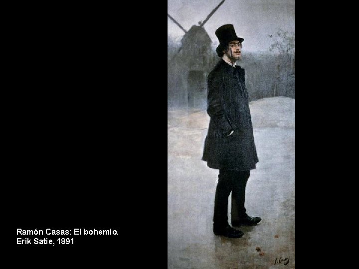 Ramón Casas: El bohemio. Erik Satie, 1891 