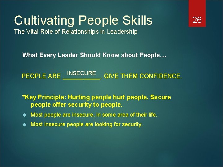 Cultivating People Skills The Vital Role of Relationships in Leadership What Every Leader Should