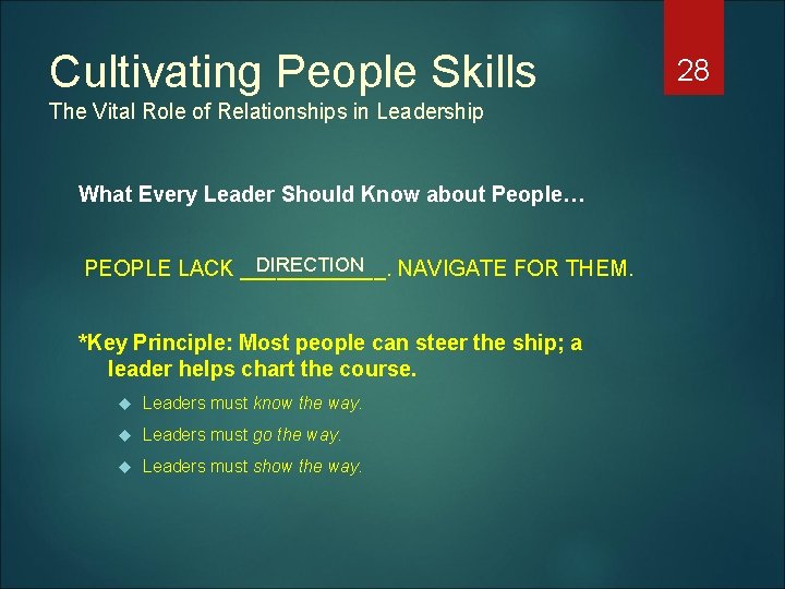 Cultivating People Skills The Vital Role of Relationships in Leadership What Every Leader Should