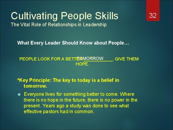 Cultivating People Skills The Vital Role of Relationships in Leadership What Every Leader Should