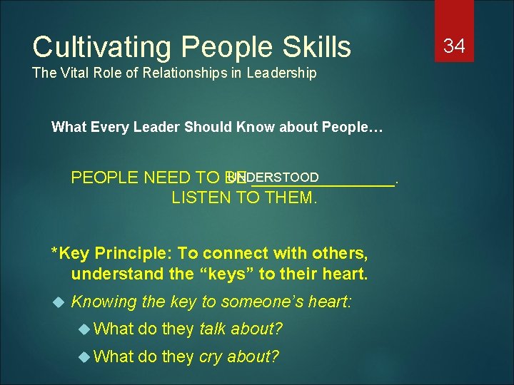 Cultivating People Skills The Vital Role of Relationships in Leadership What Every Leader Should