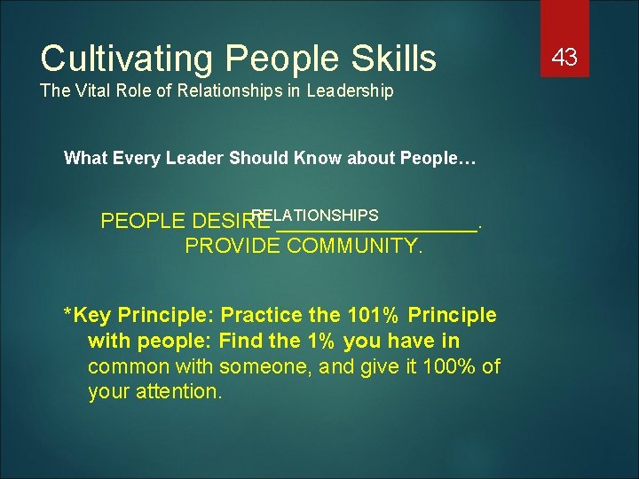 Cultivating People Skills The Vital Role of Relationships in Leadership What Every Leader Should