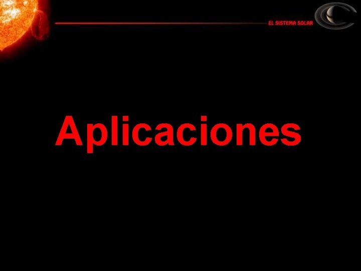 Aplicaciones 