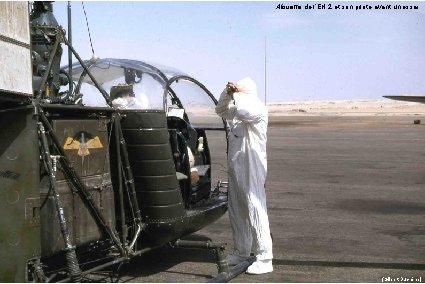 Alouette de l’EH 2 et son pilote avant un essai (Gilbert Duchène) 