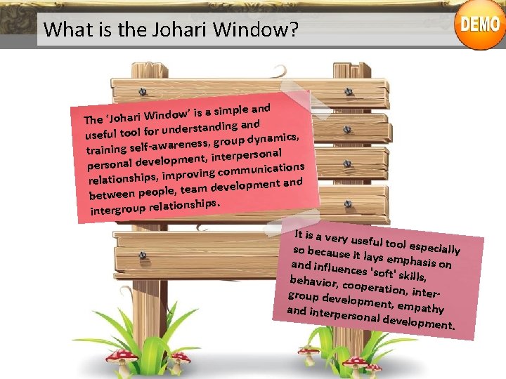 What is the Johari Window? ple and im s a is ’ w o
