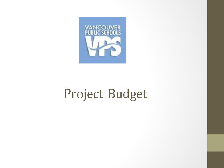 Project Budget 