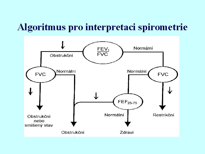Algoritmus pro interpretaci spirometrie 