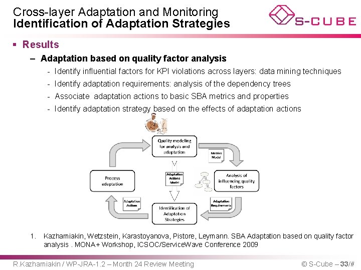 Cross-layer Adaptation and Monitoring Identification of Adaptation Strategies § Results – Adaptation based on