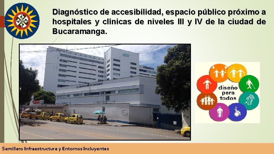 Diagnóstico de accesibilidad, espacio público próximo a hospitales y clínicas de niveles III y