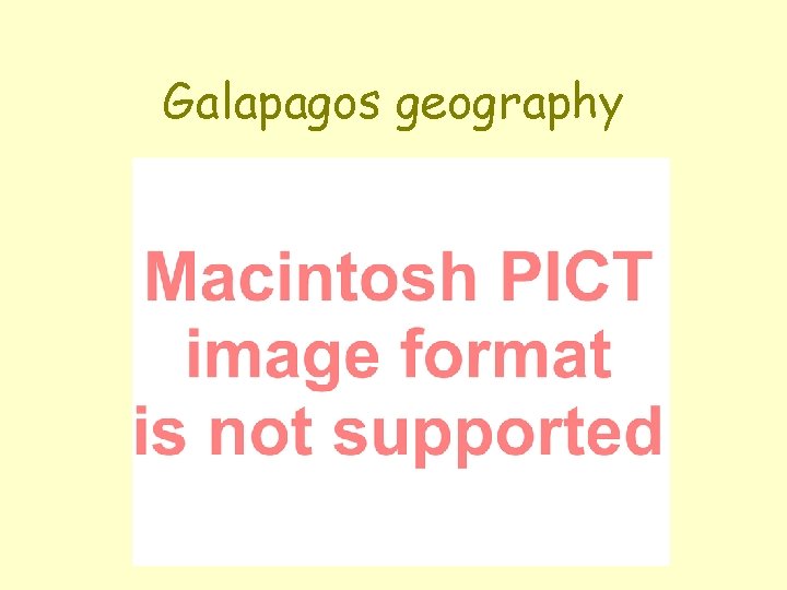 Galapagos geography 100 km 