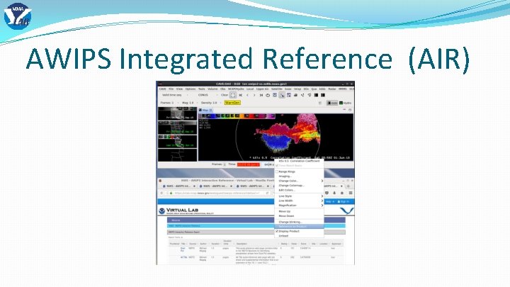 AWIPS Integrated Reference (AIR) 