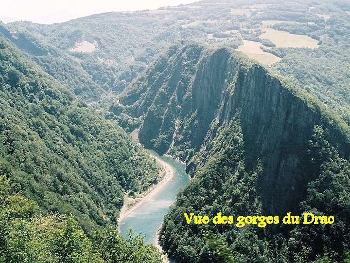 Vue des gorges du Drac 