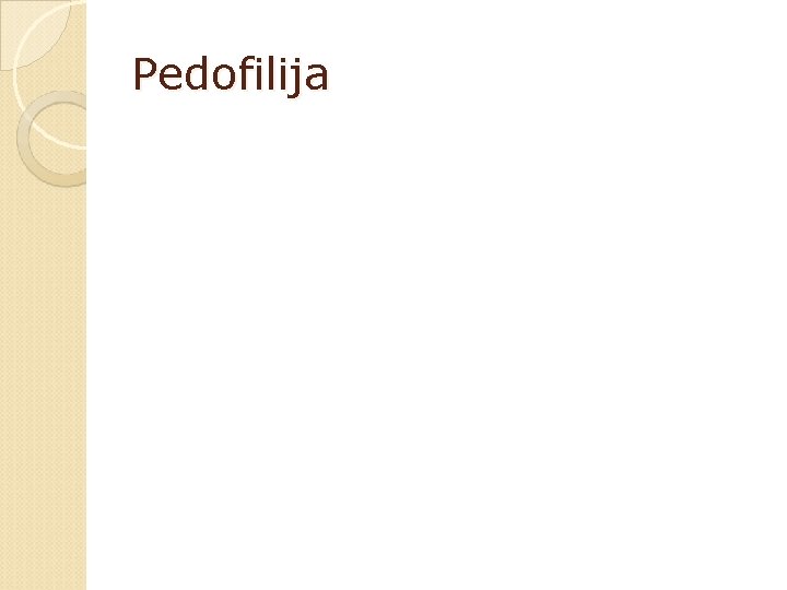 Pedofilija 