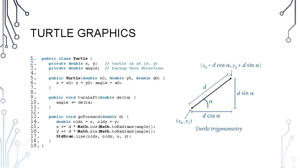 TURTLE GRAPHICS 1. 2. 3. 4. 5. 6. 7. 8. 9. 10. 11. 12.