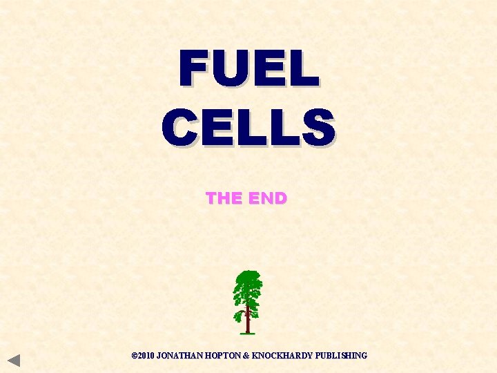 FUEL CELLS THE END © 2010 JONATHAN HOPTON & KNOCKHARDY PUBLISHING 