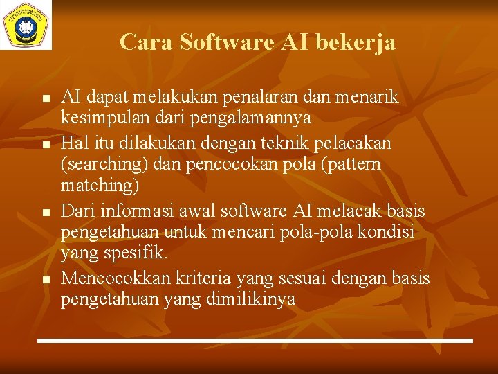 Cara Software AI bekerja n n AI dapat melakukan penalaran dan menarik kesimpulan dari Cara Software AI bekerja n n AI dapat melakukan penalaran dan menarik kesimpulan dari