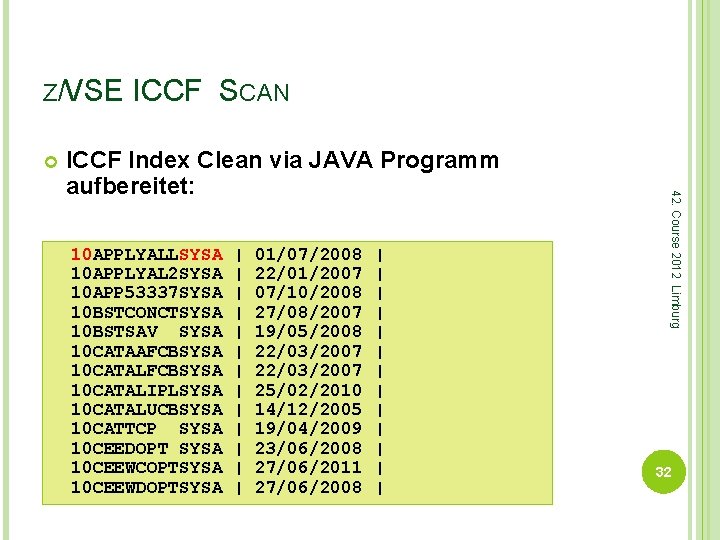 Z/VSE ICCF SCAN 10 APPLYALLSYSA 10 APPLYAL 2 SYSA 10 APP 53337 SYSA 10