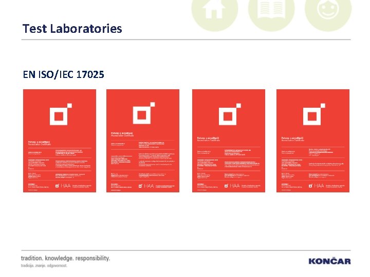 Test Laboratories 1. HIGH VOLTAGE TEST LABORATORY • • Tests with AC voltage up