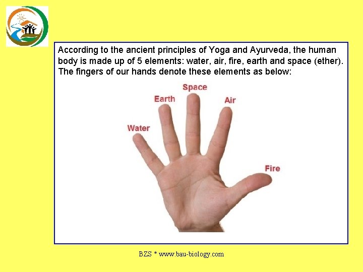 According to the ancient principles of Yoga and Ayurveda, the human body is made