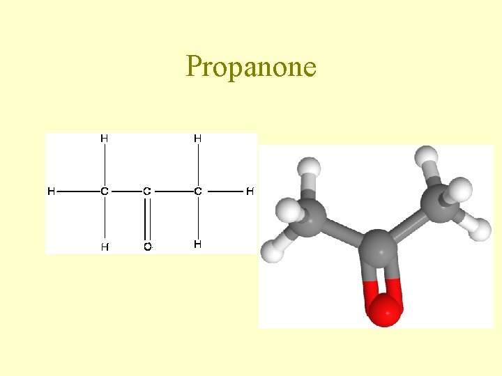 Propanone Propanone