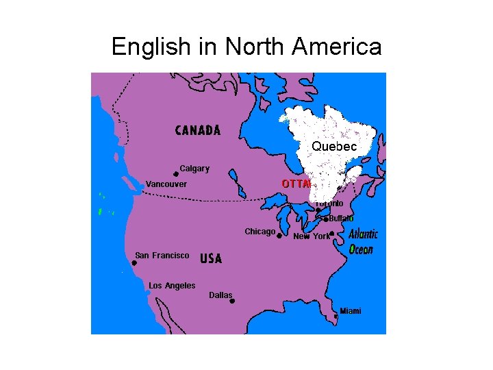 English in North America 