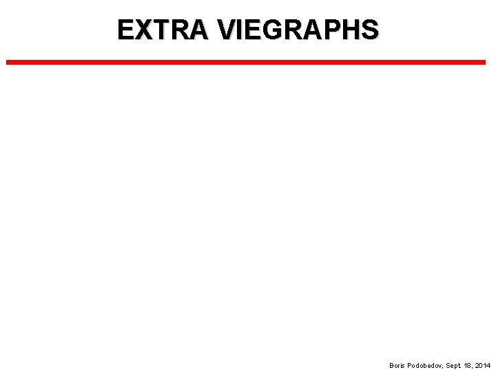 EXTRA VIEGRAPHS Boris Podobedov, Sept. 18, 2014 