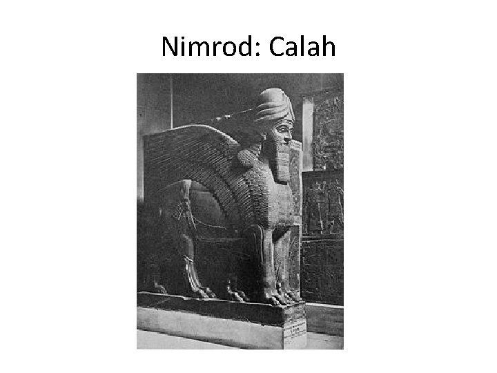 Nimrod: Calah 