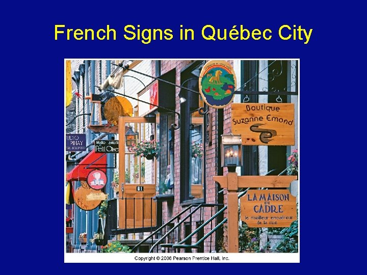 French Signs in Québec City 