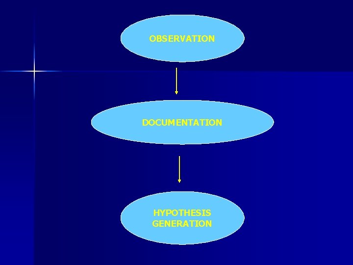 OBSERVATION DOCUMENTATION HYPOTHESIS GENERATION 